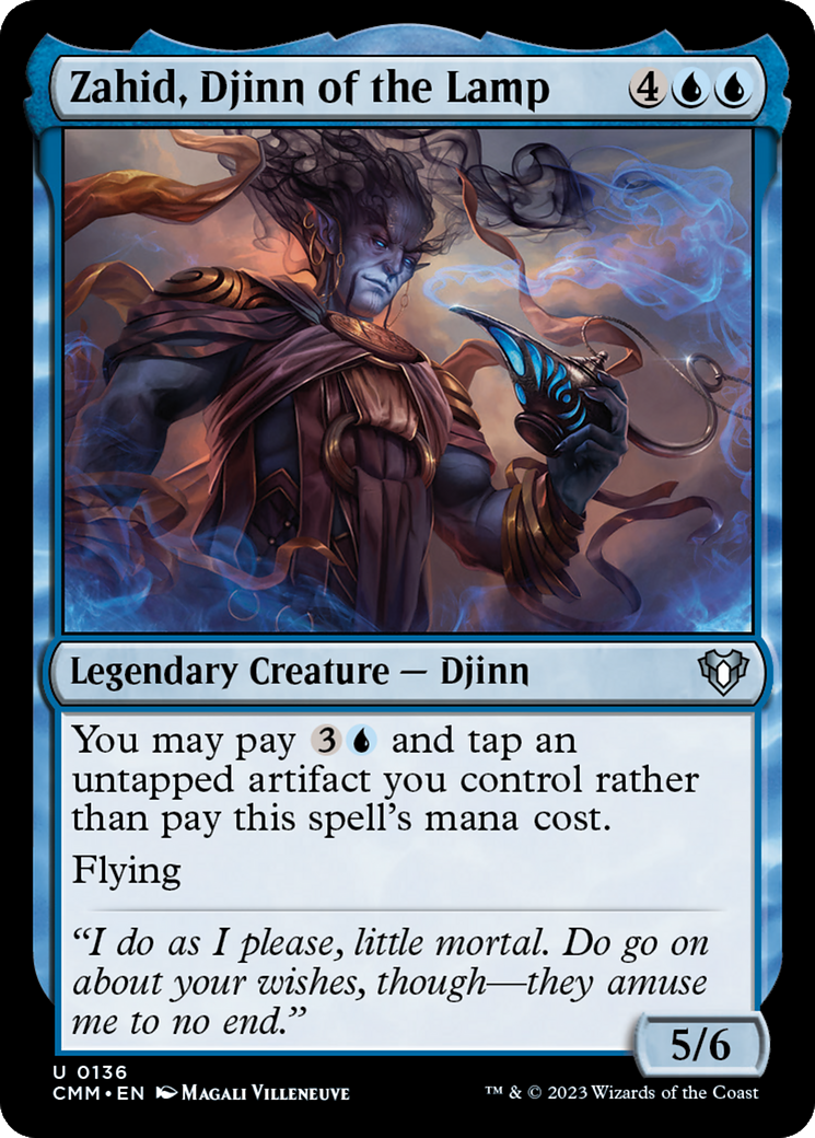 Zahid, Djinn of the Lamp (CMM-136)  - Commander Masters