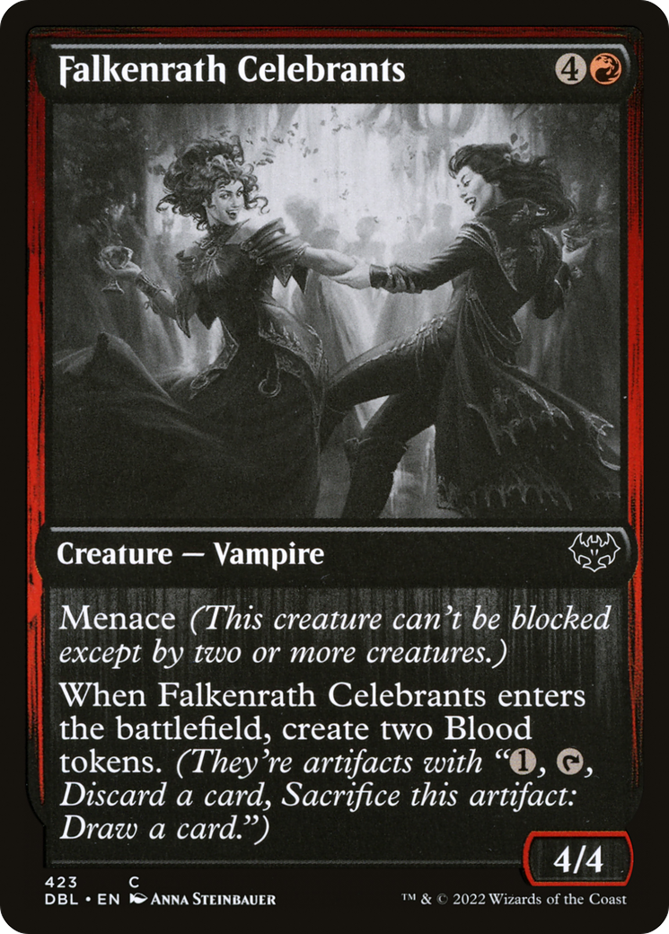 Falkenrath Celebrants (DBL-423)  Foil - Innistrad: Double Feature