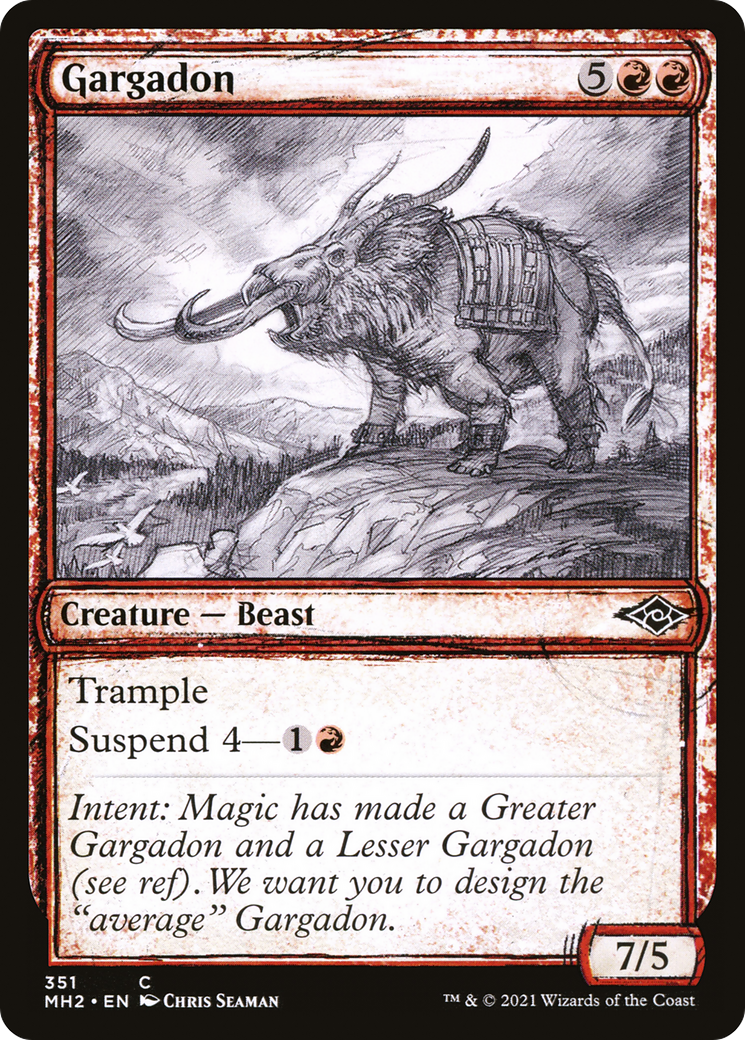 Gargadon (MH2-351)  - Modern Horizons 2: (Showcase)