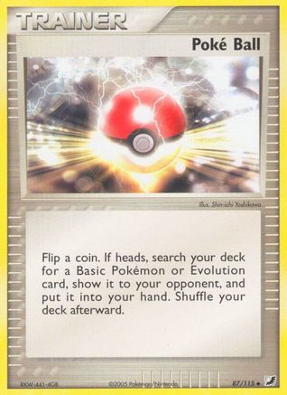 Poke Ball 087  - Reverse Holofoil Unseen Forces - Uncommon