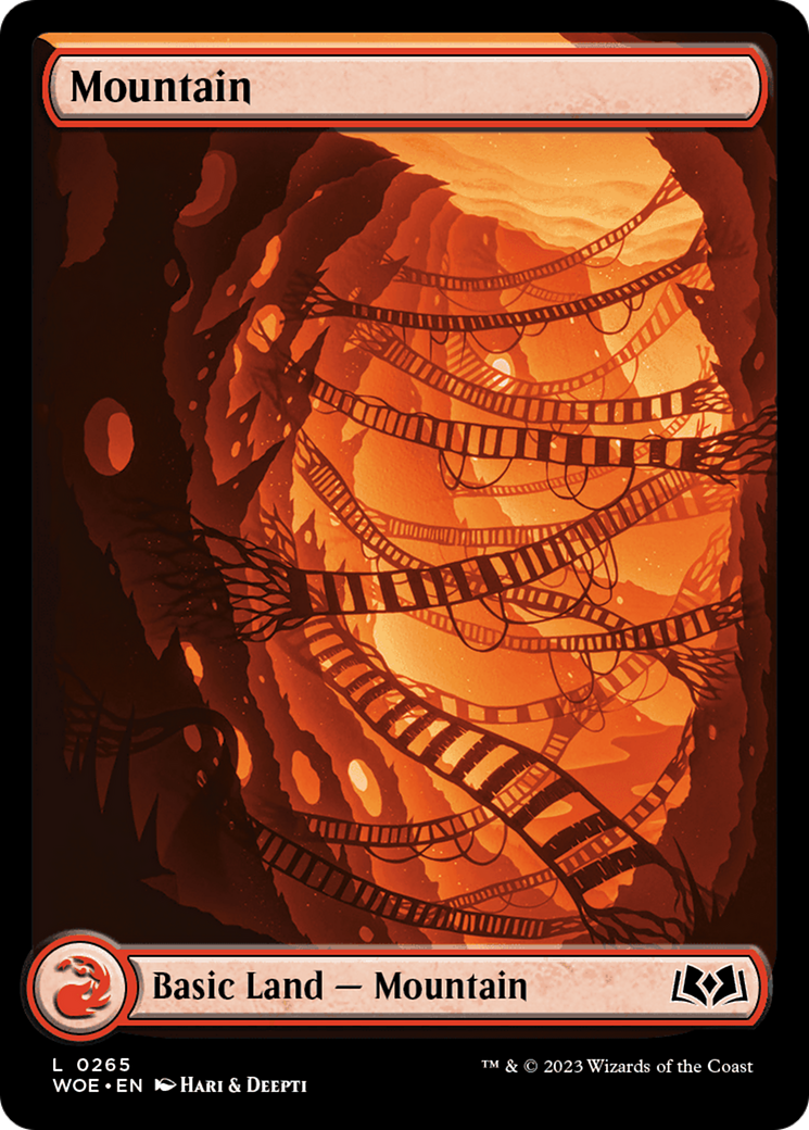 Mountain (0265) (WOE-265)  - Wilds of Eldraine: (Full Art)
