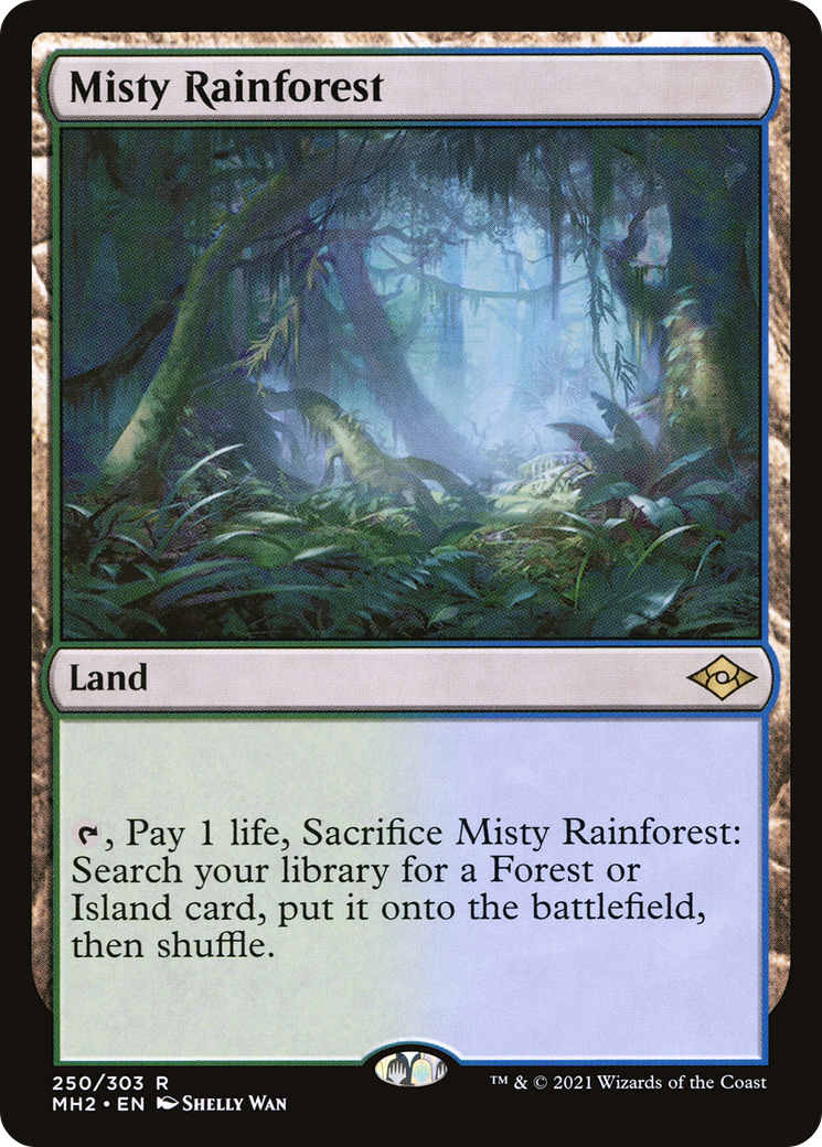 Misty Rainforest (MH2-250)  Foil - Modern Horizons 2