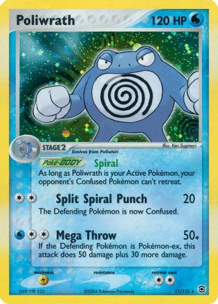 Poliwrath 011  FireRed & LeafGreen - Holo Rare