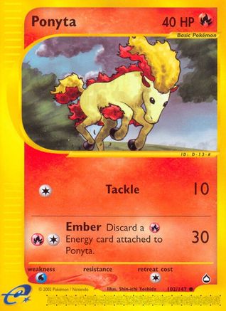 Ponyta 102  Aquapolis - Common