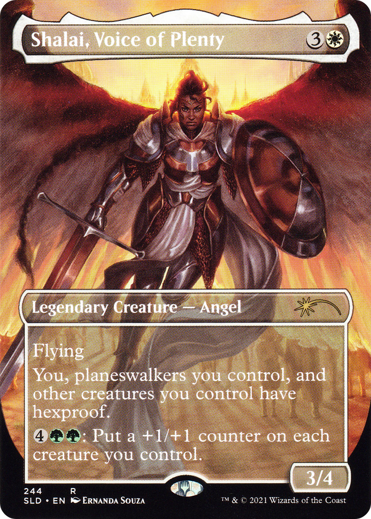 Shalai, Voice of Plenty (SLD-244)  - Secret Lair Drop (Borderless)