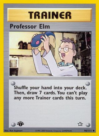 Professor Elm 096/111  - Unlimited Neo Genesis - Uncommon