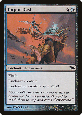 Torpor Dust (SHM-177)  - Shadowmoor