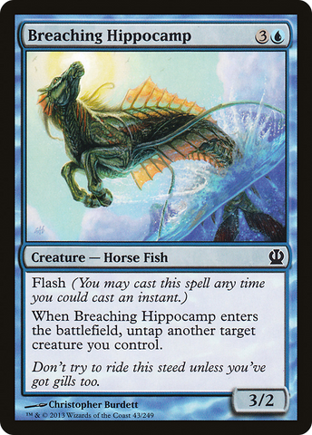 Breaching Hippocamp (THS-043)  Foil - Theros