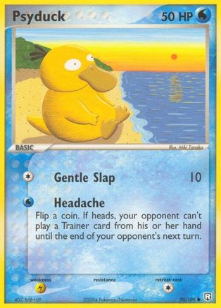 Psyduck 070/109  - Reverse Holofoil Team Rocket Returns - Common