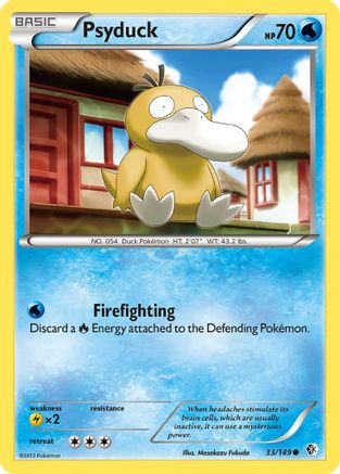 Psyduck (33) 033/149  Boundaries Crossed - Common