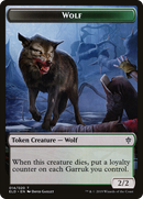 Wolf Token (ELD-014) - Throne of Eldraine Tokens Foil