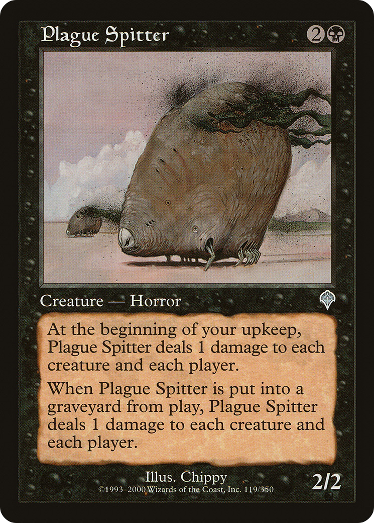 Plague Spitter (INV-119)  Foil - Invasion