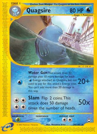 Quagsire 030  Aquapolis - Rare