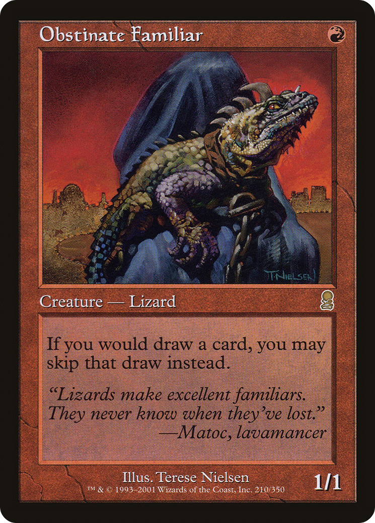 Obstinate Familiar (ODY-210)  Foil - Odyssey
