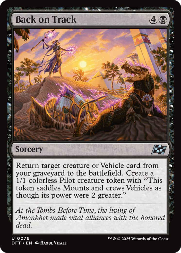 Back on Track (DFT-076)  Foil - Aetherdrift