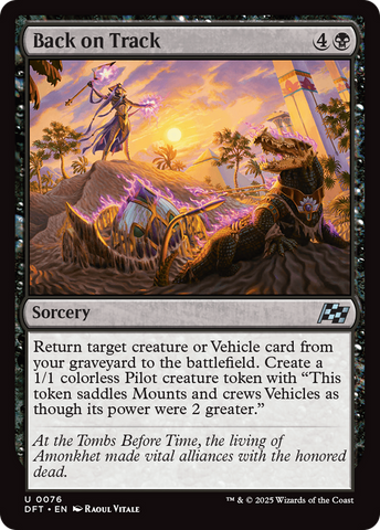 Back on Track (DFT-076)  Foil - Aetherdrift