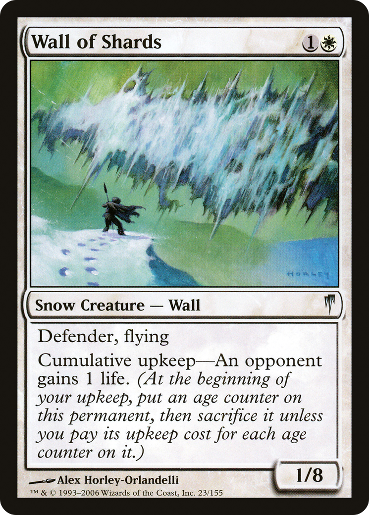 Wall of Shards (CSP-023)  Foil - Coldsnap