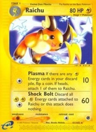 Raichu (61) 061/165  Expedition - Rare