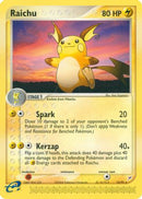 Raichu 013  - Reverse Holofoil Team Magma vs Team Aqua - Rare
