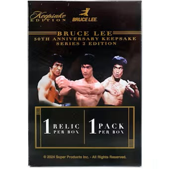 Bruce Lee Keepsake 50th Anniversary Kaleidoscope Edition Series 2 Hobby Box
