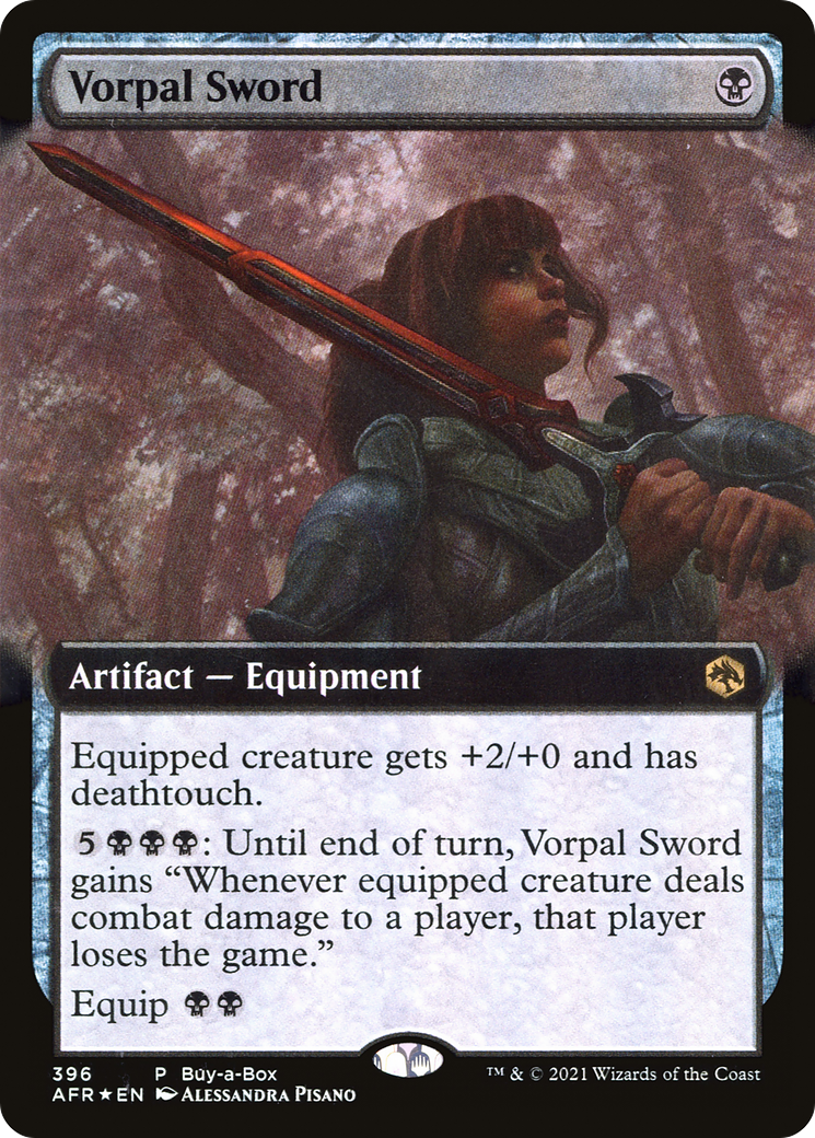 Vorpal Sword (BABP-396)  Foil - Adventures in the Forgotten Realms: (Extended Art)