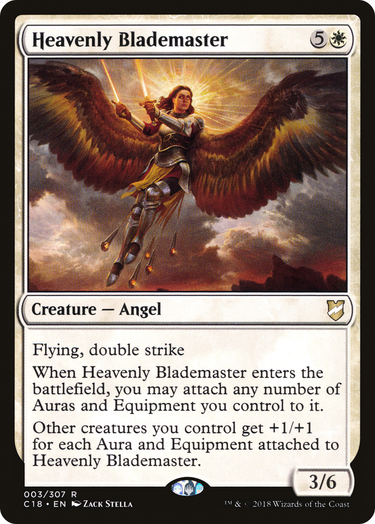 Heavenly Blademaster (C18-003)  - Commander 2018