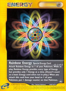 Rainbow Energy 144  - Reverse Holofoil Aquapolis - Rare
