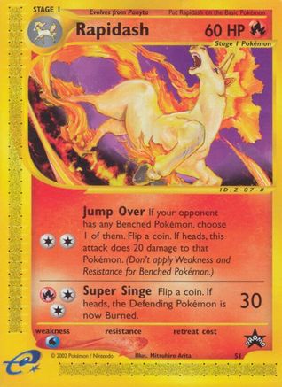 Rapidash (51) 051/53  WoTC Promo - Promo