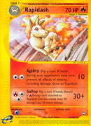 Rapidash 031  - Reverse Holofoil Aquapolis - Rare