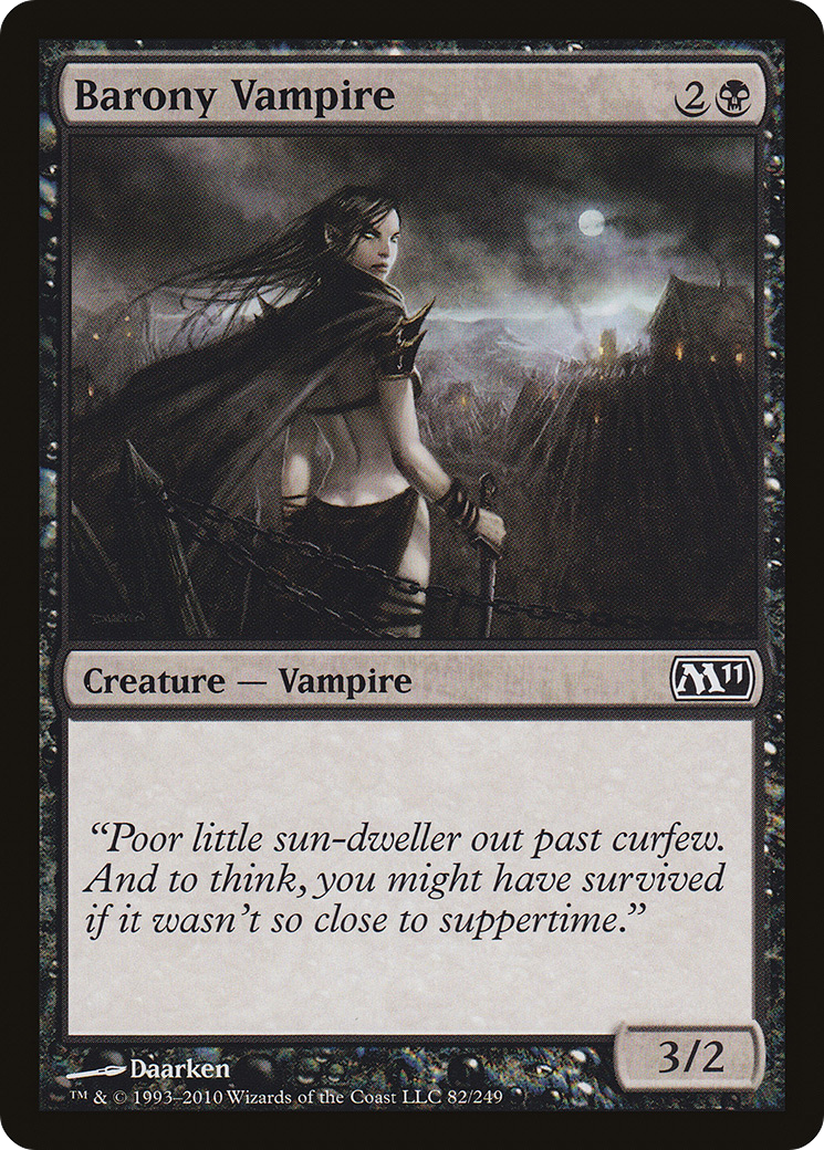 Barony Vampire (M11-082)  - Magic 2011