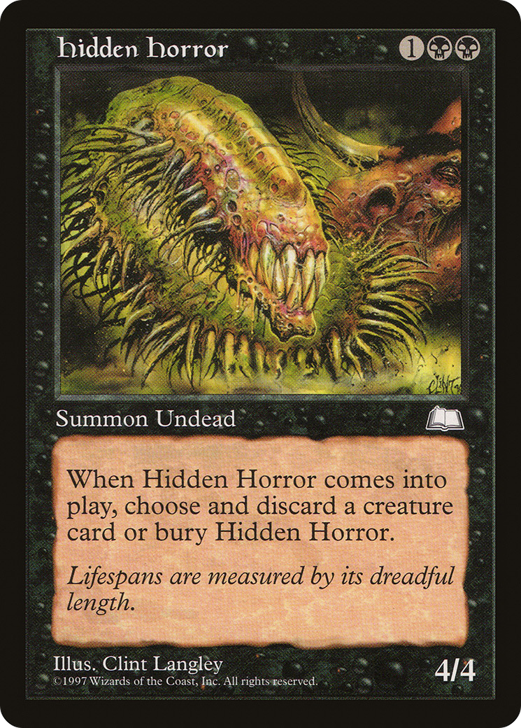 Hidden Horror (WTH-)  - Weatherlight