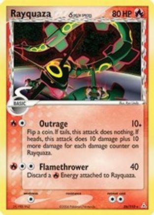 Rayquaza 026/110  Holon Phantoms - Rare