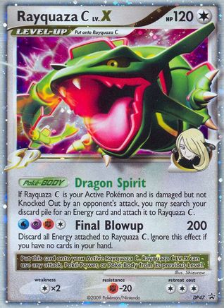 Rayquaza C LV.X DP47  - Holofoil Diamond and Pearl Promos - Promo