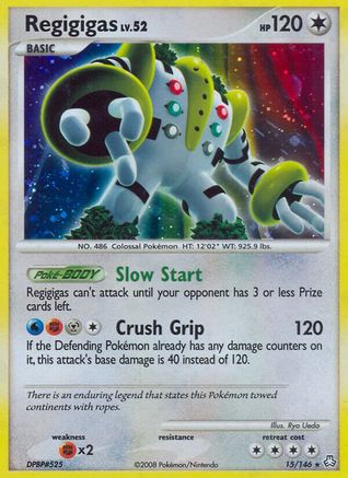 Regigigas (15) 015  - Holofoil Legends Awakened - Holo Rare