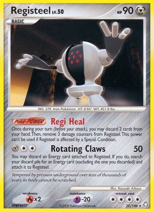 Registeel 039  - Reverse Holofoil Legends Awakened - Rare