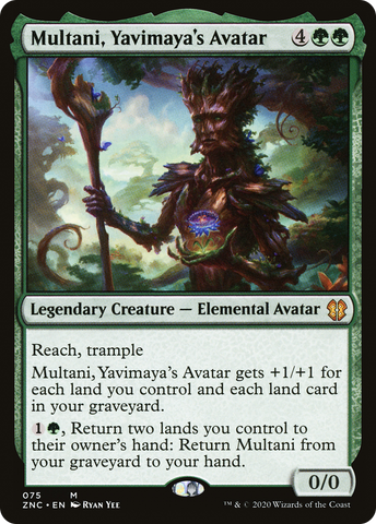 Multani, Yavimaya's Avatar (ZNC-075)  - Zendikar Rising Commander