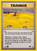 Rocket's Minefield Gym 119/132  - 1st Edition Gym Challenge - Uncommon