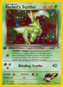 Rocket's Scyther 013/132  - 1st Edition Holofoil Gym Heroes - Holo Rare