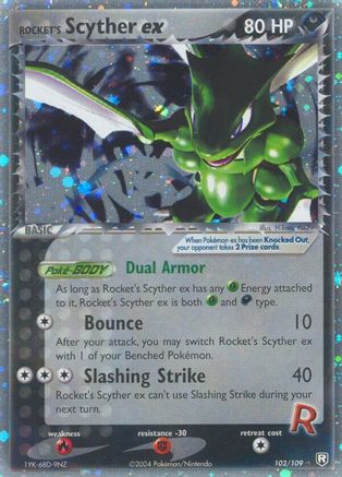 Rocket's Scyther ex 102  Team Rocket Returns - Ultra Rare