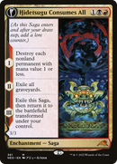 Hidetsugu Consumes All (Showcase) (NEO-361)  Foil - Kamigawa: Neon Dynasty: (Showcase, fandfc)