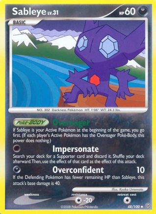 Sableye 048/100  Stormfront - Uncommon