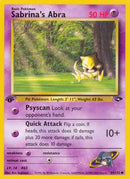 Sabrina's Abra (94) 094/132  - 1st Edition Gym Challenge - Common