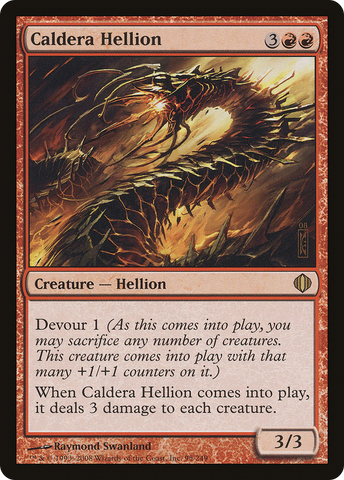Caldera Hellion (ALA-095)  Foil - Shards of Alara