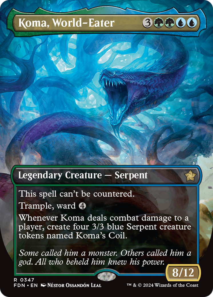 Koma, World-Eater (Borderless) (FDN-347)  - Foundations