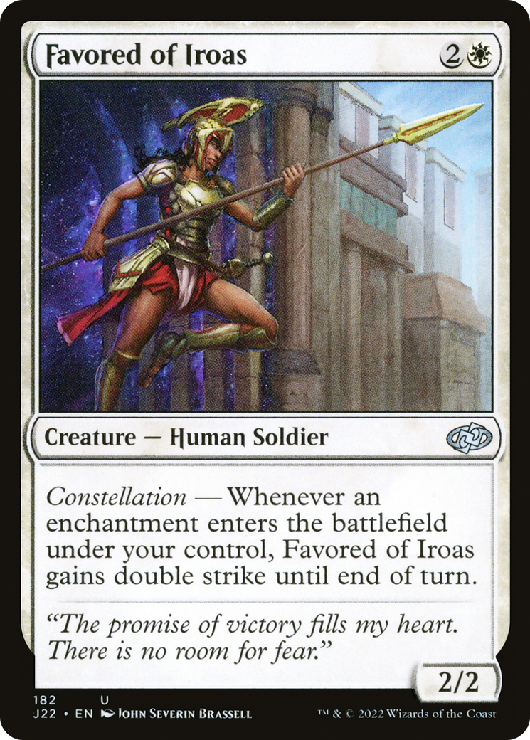 Favored of Iroas (J22-182)  - Jumpstart 2022