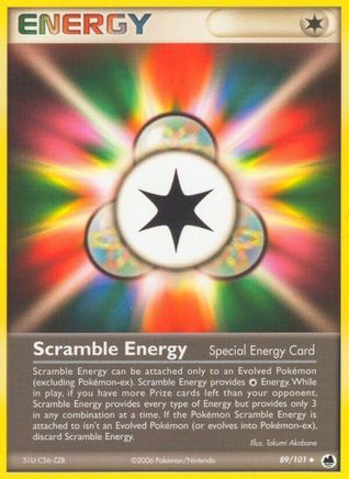 Scramble Energy 089/101  - Reverse Holofoil Dragon Frontiers - Uncommon