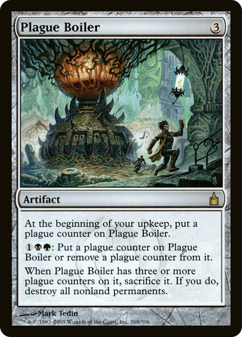 Plague Boiler (RAV-269)  Foil - Ravnica: City of Guilds
