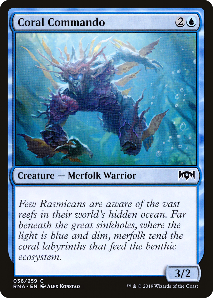 Coral Commando (RNA-036)  - Ravnica Allegiance