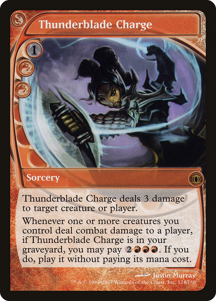 Thunderblade Charge (FUT-124)  Foil - Future Sight