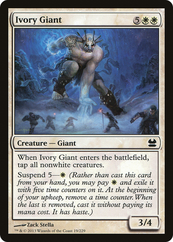 Ivory Giant (MMA-019)  Foil - Modern Masters